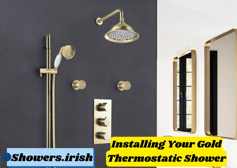 Integrating a Gold Thermostatic Shower Into Your Bathroom Design