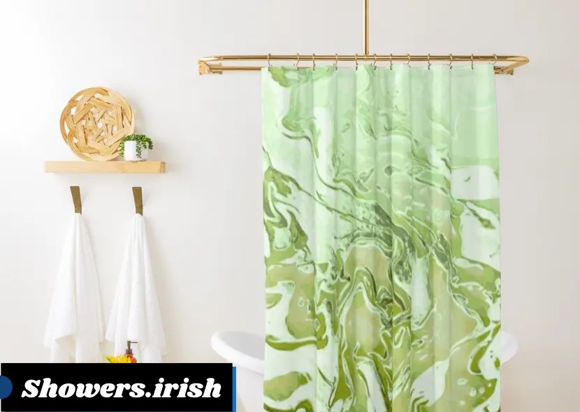 The Appeal of Grey and Green Shower Curtains